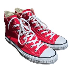 Converse Chuck Taylor All-Star Hi Tops Red Men’s Size 11.5 Women's 13.5